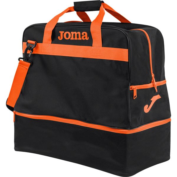 Joma Training III (Large) Sporttas Met Bodemvak - Zwart / Oranje