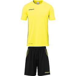 Uhlsport Score Tenue De Sport À Manches Courtes Enfants - Jaune Fluo / Noir