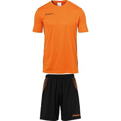 Uhlsport Score Tenue De Sport À Manches Courtes Hommes - Orange Fluo / Noir