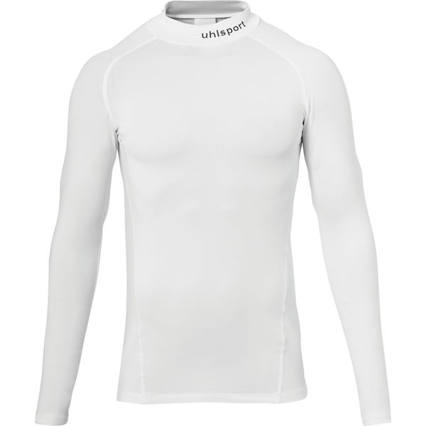Uhlsport Distinction Pro Baselayer Shirt Opstaande Kraag Kinderen - Wit