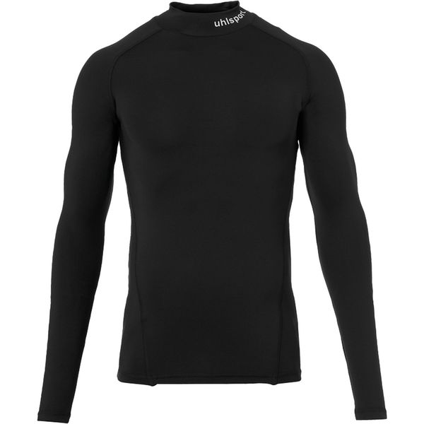 Uhlsport Distinction Pro Baselayer Shirt Opstaande Kraag Heren - Zwart