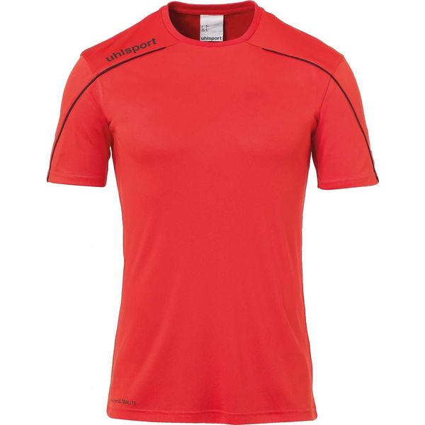 Uhlsport Stream 22 Shirt Korte Mouw Kinderen - Rood / Zwart