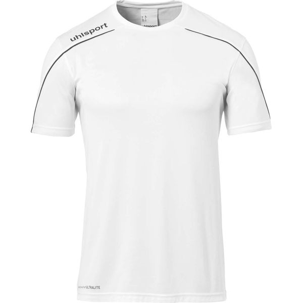 Uhlsport Stream 22 Shirt Korte Mouw Kinderen - Wit / Zwart