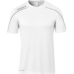 Voorvertoning: Uhlsport Stream 22 Shirt Korte Mouw Heren - Wit / Zwart