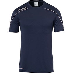 Uhlsport Stream 22 Maillot Manches Courtes Hommes - Marine / Blanc