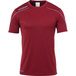 Voorvertoning: Uhlsport Stream 22 Shirt Korte Mouw Heren - Bordeaux / Hemelsblauw