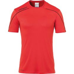 Voorvertoning: Uhlsport Stream 22 Shirt Korte Mouw Heren - Rood / Zwart