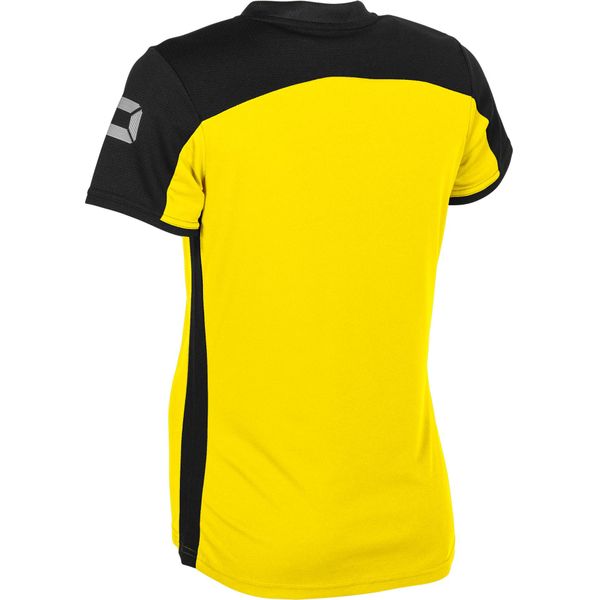 Stanno Pride T-Shirt voor Dames | Geel - Zwart Teamswear