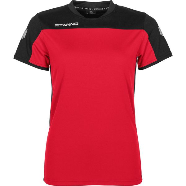 Stanno Pride T-Shirt Dames - Rood / Zwart