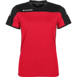 Voorvertoning: Stanno Pride T-Shirt Dames - Rood / Zwart