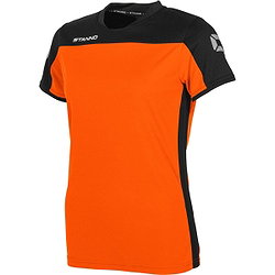 Stanno Pride T-Shirt Dames - Oranje / Zwart