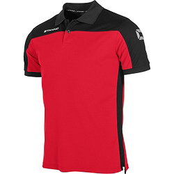 Stanno Pride Poloshirt Herren - Rot / Schwarz