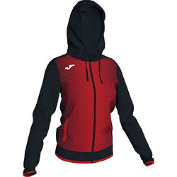 Joma Supernova Hoodie Damen - Schwarz / Rot