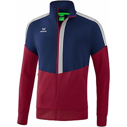 Erima Squad Veste Worker Enfants - New Navy / Bordeaux / Silver Grey