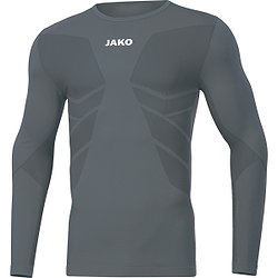 Jako Comfort 2.0 Maillot Manches Longues Hommes - Gris Pierre