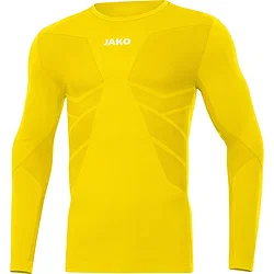 Jako Comfort 2.0 Maillot Manches Longues Hommes - Citron