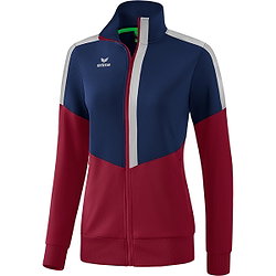 Erima Squad Veste Worker Femmes - New Navy / Bordeaux / Silver Grey
