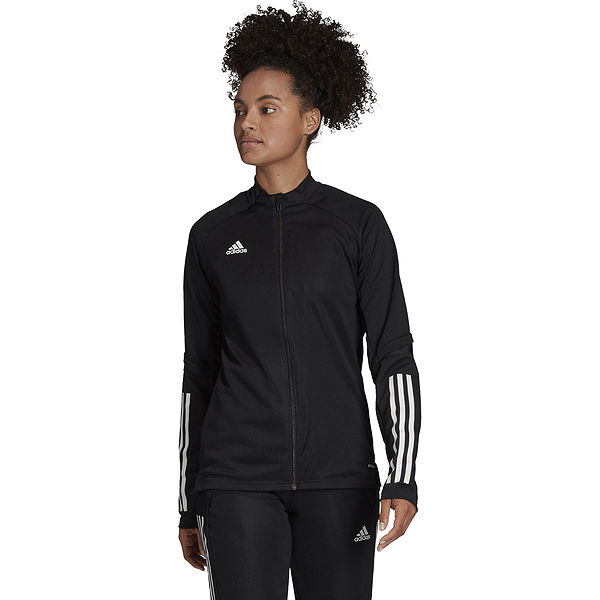 Adidas Condivo 20 Trainingsvest voor Dames Zwart Wit Teamswear