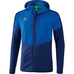 Erima Squad Veste D'entraînement À Capuche Hommes - New Royal / New Navy