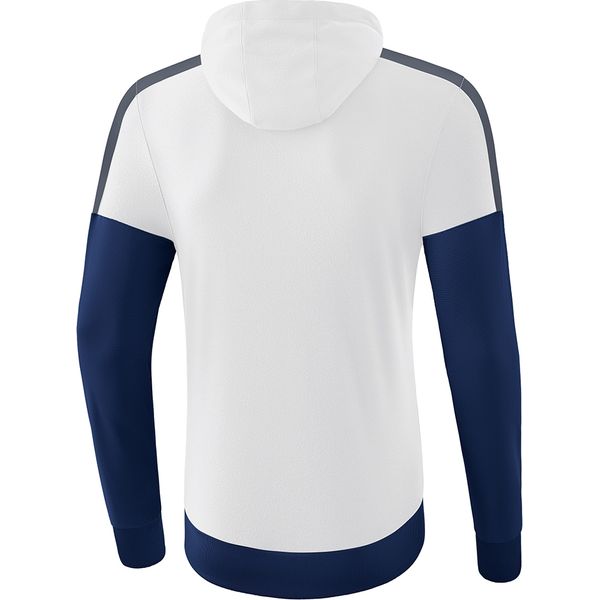 Erima Squad Sweatshirt Met Capuchon Kinderen - Wit / New Navy / Slate Grey