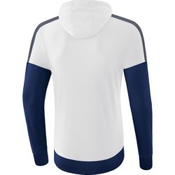 Voorvertoning: Erima Squad Sweatshirt Met Capuchon Kinderen - Wit / New Navy / Slate Grey