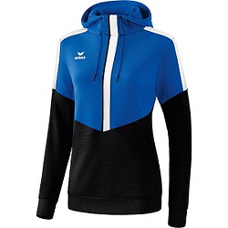 Erima Squad Sweat À Capuche Femmes - New Royal / Noir / Blanc