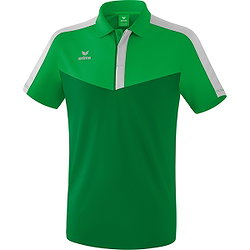 Erima Squad Polo Heren - Fern Green / Smaragd / Silver Grey