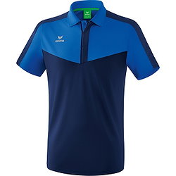 Erima Squad Polo Heren - New Royal / New Navy