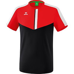 Erima Squad T-Shirt Enfants - Rouge / Noir / Blanc