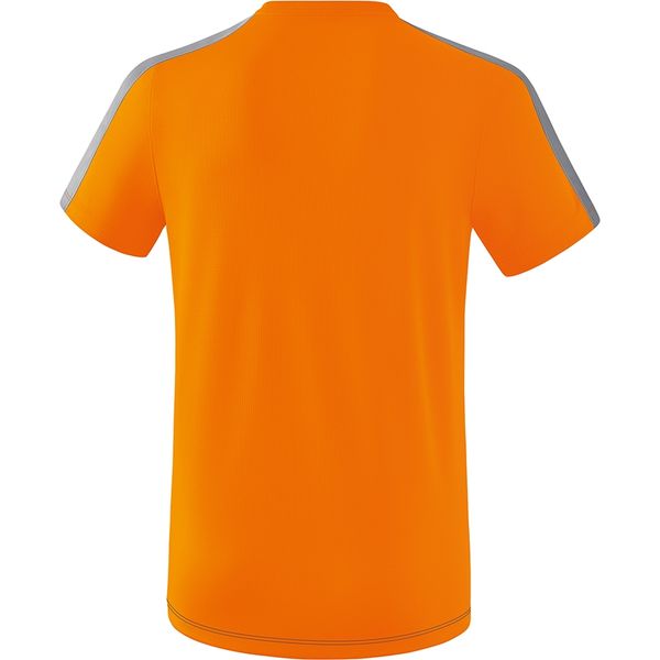 Erima Squad T-Shirt Heren - New Orange / Slate Grey / Monument Grey