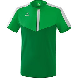 Erima Squad T-Shirt Heren - Fern Green / Smaragd / Silver Grey