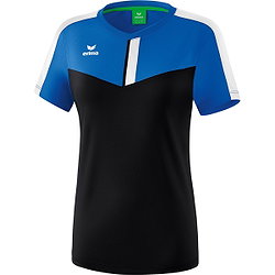 Erima Squad T-Shirt Femmes - New Royal / Noir / Blanc