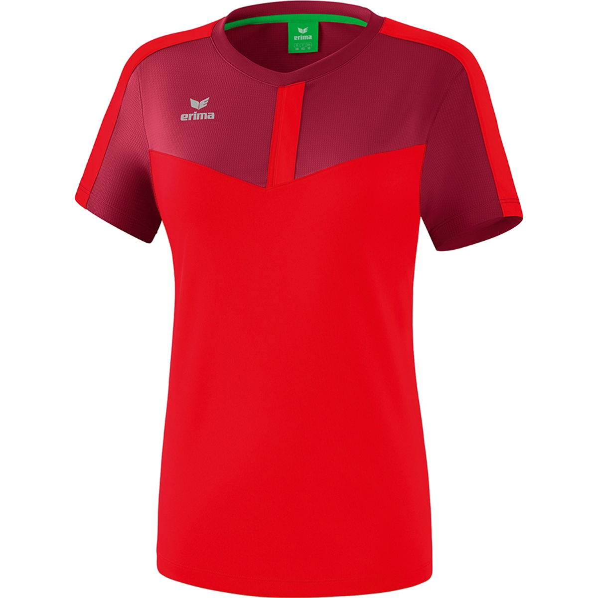 adidas shirt bordeaux rood dames