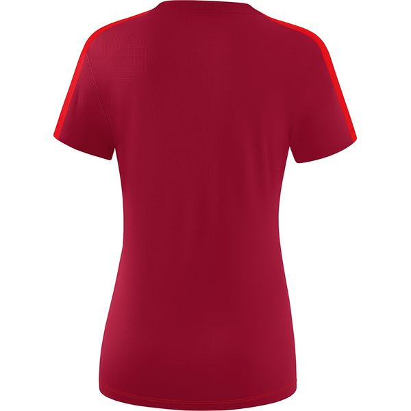 Erima Squad T-Shirt Dames - Bordeaux / Rood