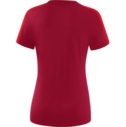 Voorvertoning: Erima Squad T-Shirt Dames - Bordeaux / Rood