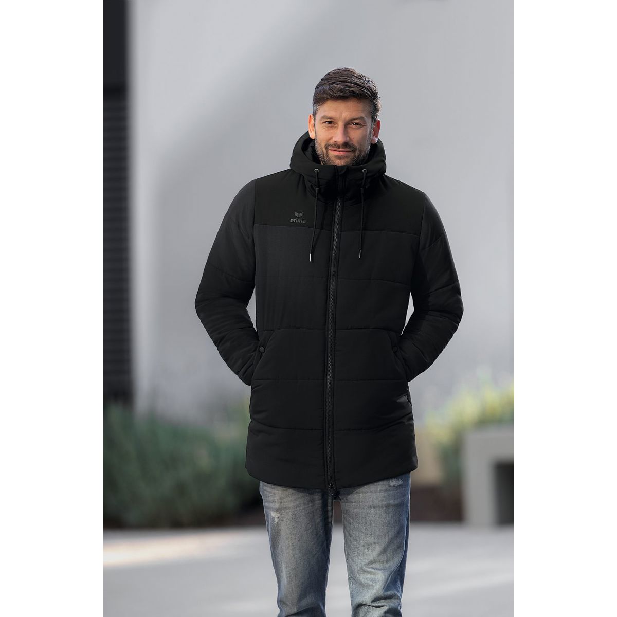 Erima Squad Veste D hiver pour Hommes Noir Teamswear