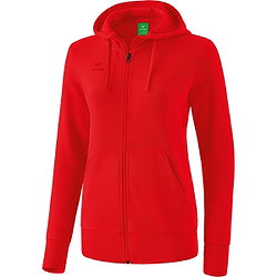 Erima Kapuzensweatjacke Damen - Rot