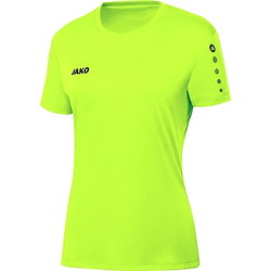 Jako Team Maillot Manches Courtes Femmes - Vert Fluo