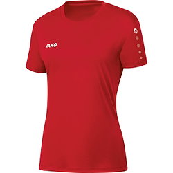 Jako Team Shirt Korte Mouw Dames - Sportrood
