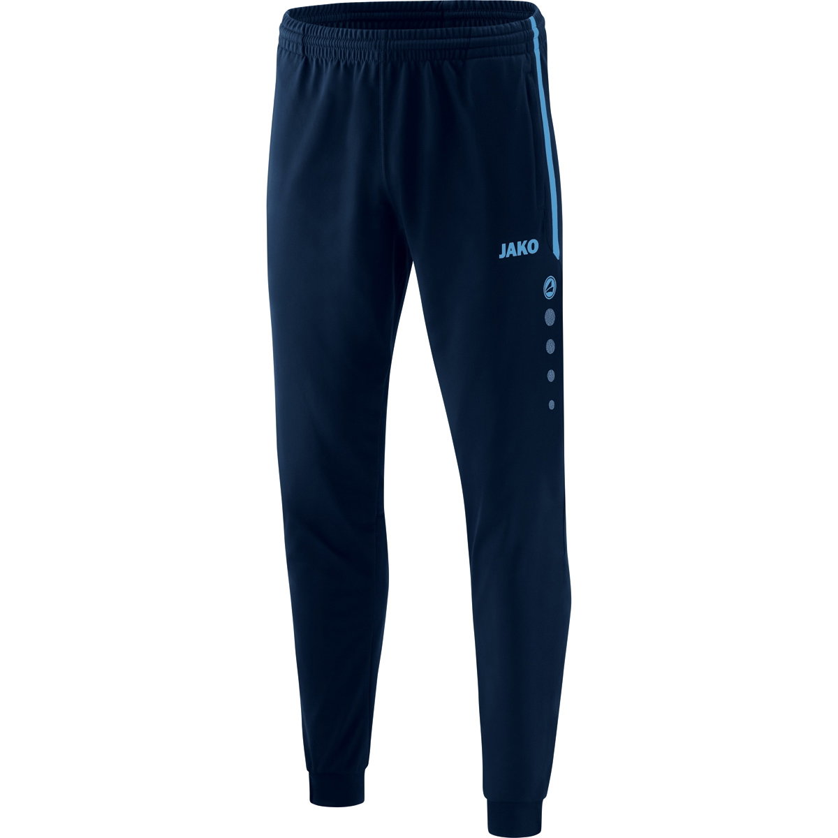 Jako Competition 2.0 Trainingsbroek Polyester voor Heren | Marine -  Hemelsblauw | Teamswear