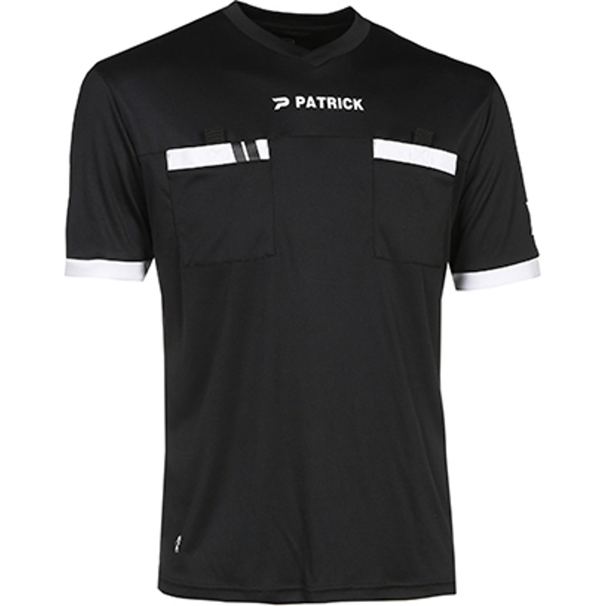 Patrick Scheidsrechtersshirt Korte Mouw voor Heren | Zwart | Teamswear
