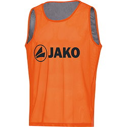 Jako Kennzeichnungshemd Reverse - Neonorange / Steingrau