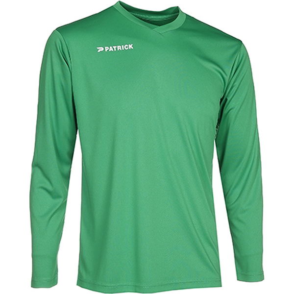 Patrick Pat105 Voetbalshirt Lange Mouw voor Heren Groen Teamswear