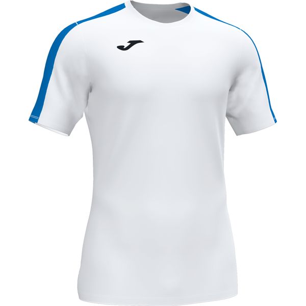 Joma Academy III Maillot Manches Courtes Enfants - Blanc / Royal
