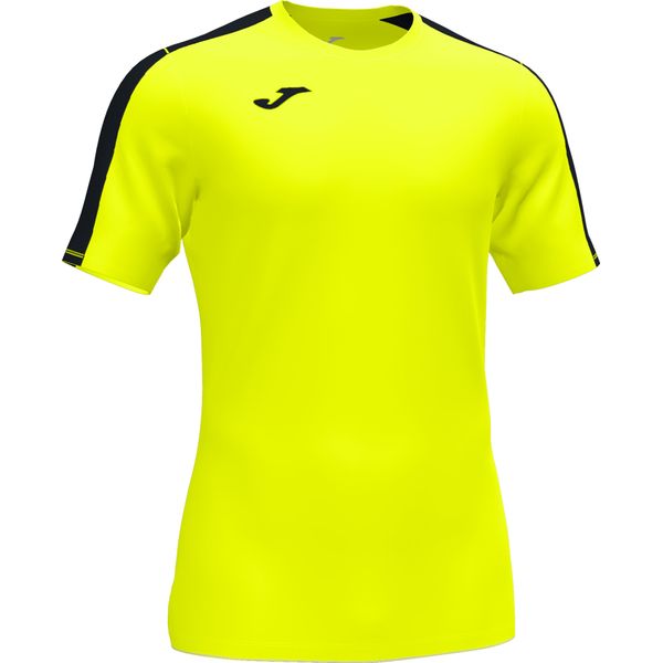 Joma Academy III Maillot Manches Courtes Hommes - Jaune Fluo / Noir
