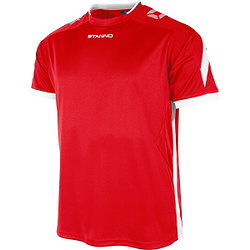 Stanno Drive Maillot Manches Courtes Enfants - Rouge / Blanc