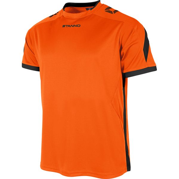 Stanno Drive Shirt Korte Mouw Kinderen - Oranje / Zwart