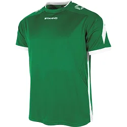 Stanno Drive Shirt Korte Mouw Kinderen - Groen / Wit