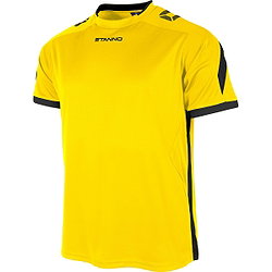 Stanno Drive Maillot Manches Courtes Hommes - Jaune / Noir