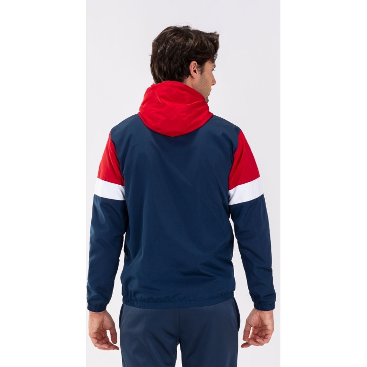 Présentation: Joma Crew IV Veste De Pluie Enfants - Marine / Rouge / Blanc